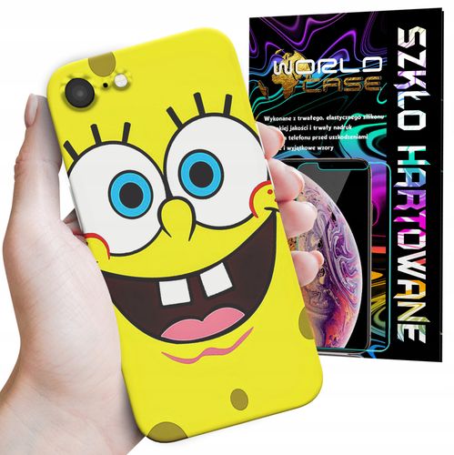 ETUI CASE DO IPHONE 6 PLUS - SPONGEBOB BAJKI GRY WYBÓR PLECKI + SZKŁO na Arena.pl