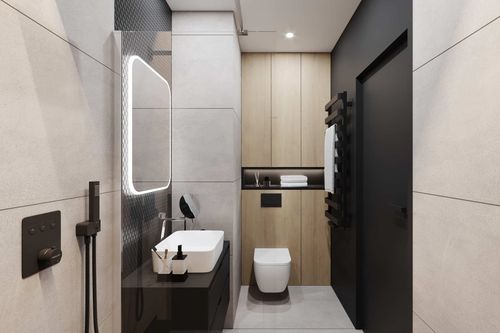 Meteor grzejnik łazienkowy 111x50 cm, czarny soft na Arena.pl