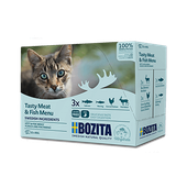 BOZITA Multibox Mięsne I Rybne Kawałki W Sosie 12x85g