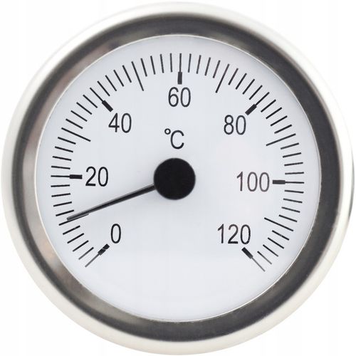 TERMOMETR TARCZOWY z kapilarą okrągły sonda 0-120 na Arena.pl