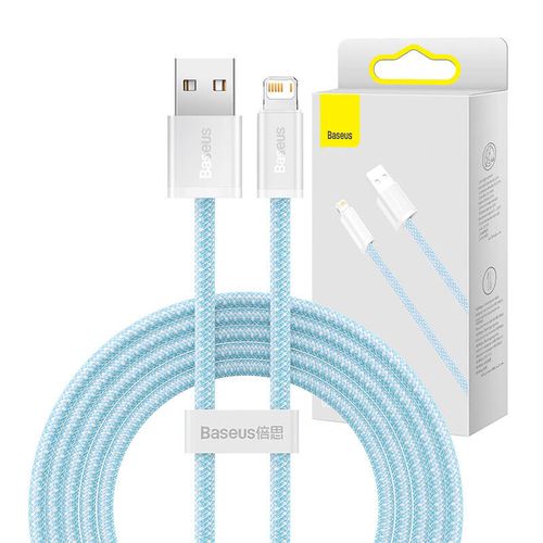 kabel usb do lightning baseus dynamic, 2.4a, 2m (niebieski) na Arena.pl