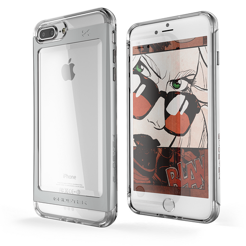 Etui Ghostek Cloak 2 Apple iPhone 8 Plus/7 Plus Silver + Szkło na Arena.pl