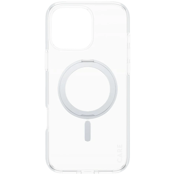 panzerglass feature case transparent w. silver kickstand & magsafe zdjęcie 2