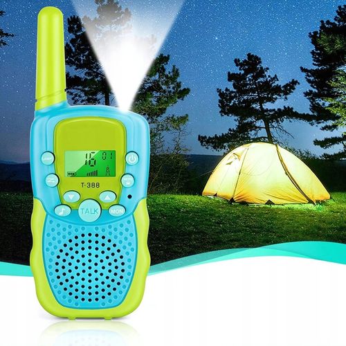 ZESTAW WALKIE TALKIE DLA DZIECI 2 SZT ŁOKI TOKI KRÓTKOFALÓWKI DUŻY ZASIĘG na Arena.pl