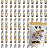 MOKRA KARMA DLA KOTA TufTuf Saszetka mielonka z indykiem ZESTAW 120x100g