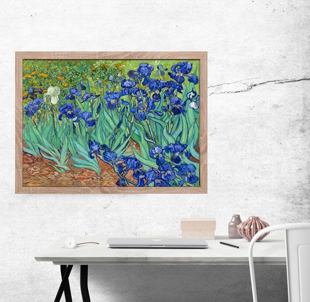 Irysy, Vincent Van Gogh - plakat 70x50 cm zdjęcie 2