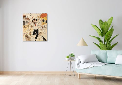 Obraz 60x70cm Chaos w Miasteczku na Arena.pl