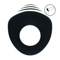 levelz pierścień wibrujący z silikonu premium black - model 3