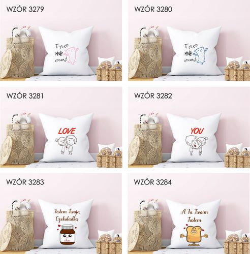Poduszka z nadrukiem PREZENT na WALENTYNKI LOVE na Arena.pl