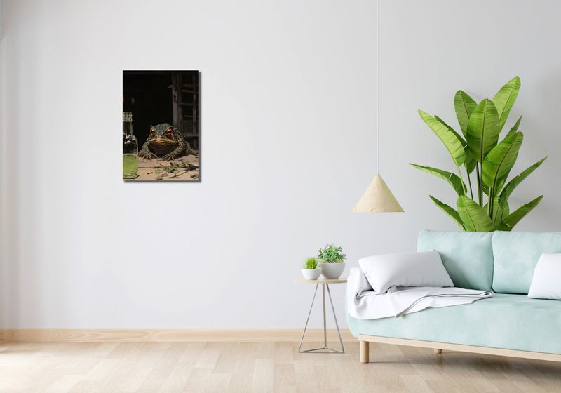 Obraz 40x60cm Oczekiwanie w Półmroku zdjęcie 2