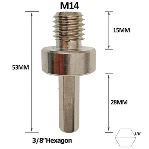 Adapter M14 - 3/8" Hex Do Wiertarki na Arena.pl