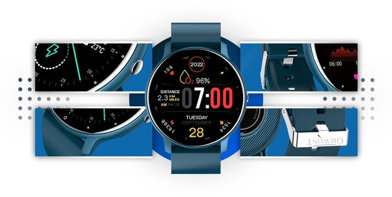 Smartwatch GIEWONT Niebieski GW120-4 zdjęcie 4