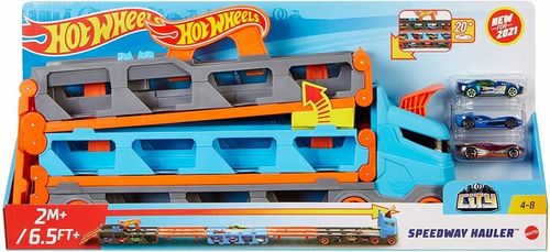 HOT WHEELS TRANSPORTER AUTEK TORY WYŚCIGOWE +3auta na Arena.pl