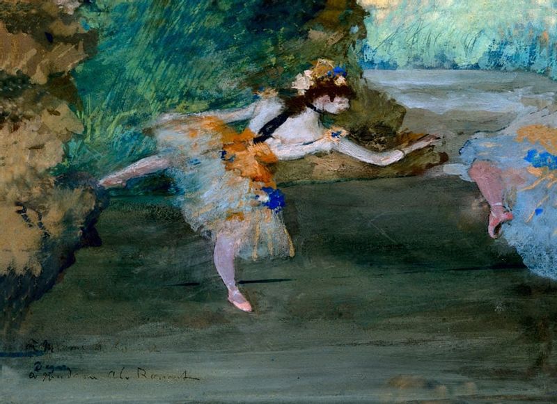 Dancer Onstage, Edgar Degas - plakat 50x40 cm zdjęcie 1
