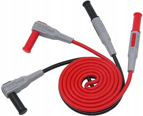 PRZEWODY POMIAROWE KABLE DO MIERNIKA SONDY DŁUGIE IGŁY CLEQEE P1033B na Arena.pl