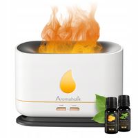 Dyfuzor Zapachowy Do Olejków Eterycznych LED - EFEKT PŁOMIENIA