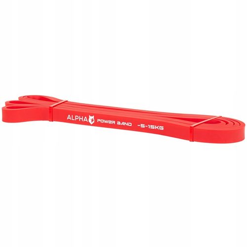 Zestaw 4 Gum Oporowych do Ćwiczeń z Uchwytem Gratis - Power Band ALPHA na Arena.pl