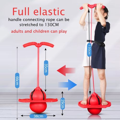 PIŁKA DO SKAKANIA Z RĄCZKĄ DLA DZIECI POGO JUMPER ZABAWKA DO GRANICZEJ na Arena.pl