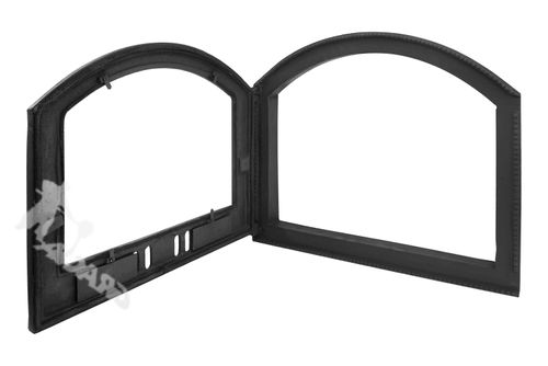 DRZWI C07 LEWE - 56X69 CM + TERMOMETR 0-250°C do pieca pizzy pizzeria żeliwne na Arena.pl