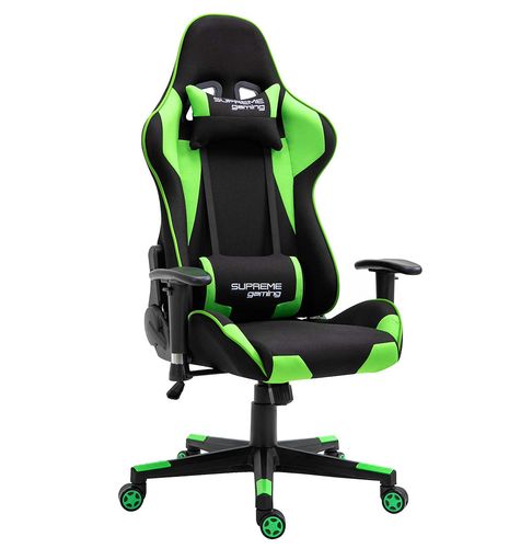 fotel gamingowy extreme playmaker black/green na Arena.pl