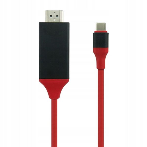 KABEL HDMI USB-C 3.1 TYP C KABEL ADAPTER MHL 2m 4K dla SMARTFONA zdjęcie 3