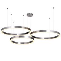 Podwieszane pierścienie Circle ST-8848-60+80+80 NIKIEL Step LED 112W 3000K nikiel