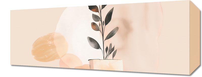 Obraz 50x20cm Doniczkowy Kolor zdjęcie 1