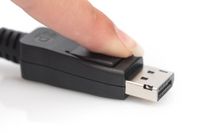 Kabel DIGITUS DisplayPort z zatrzaskami 8K 30Hz UHD Typ DP/DP M/M czarny 5m