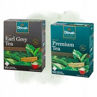 Herbata Czarna Dilmah Earl Grey Tea + Premium Tea 2x100 Torebek