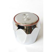 Pokrętło do bateri STANDARD plastikowe CHROM ciepła woda.