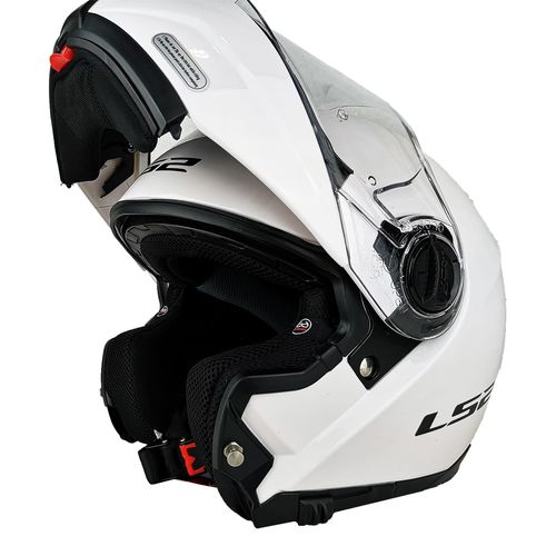 LS2 STROBE Biały Kask szczękowy FF325 - M na Arena.pl