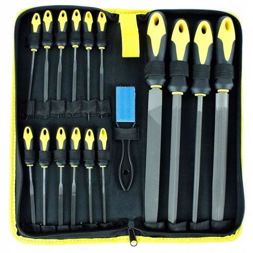 ZESTAW PILNIKÓW DO METALU DREWNA IGLAKI TARNIKI 18 EL. PILNIKI PILNIK W-WA na Arena.pl