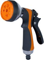 ZRASZACZ PISTOLETOWY 7-FUNKCYJNY SOFT SILVER - E-200-0242