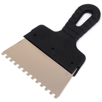 SZPACHELKA ZĘBATA DO KLEJU STAL NIERDZEWNA SZPACHLA ZĄB 6x6 150 mm