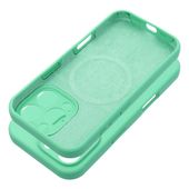 Futerał SILICONE 2mm do IPHONE 16 Pro Max kompatybilny z MagSafe miętowy