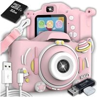 APARAT FOTOGRAFICZNY CYFROWY DLA DZIECI 40Mpx KAMERA ZABAWKA GRY+KARTA 32GB
