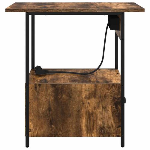 Szafka Nocna z szufladą Wędzony dąb 60 x 30 x 61 cm na Arena.pl