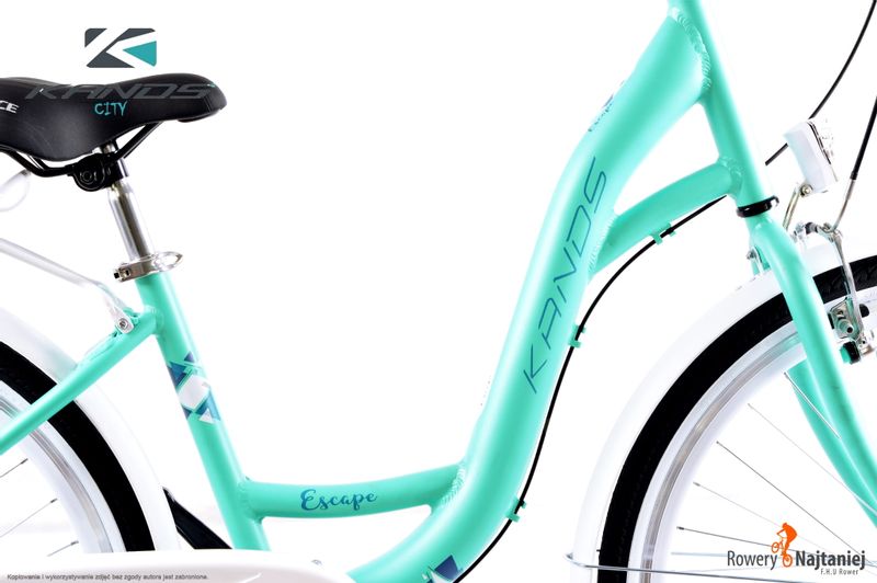 Rower 26 KANDS ESCAPE miętowobiały 3BN RAMA 15" 2021 Arena.pl