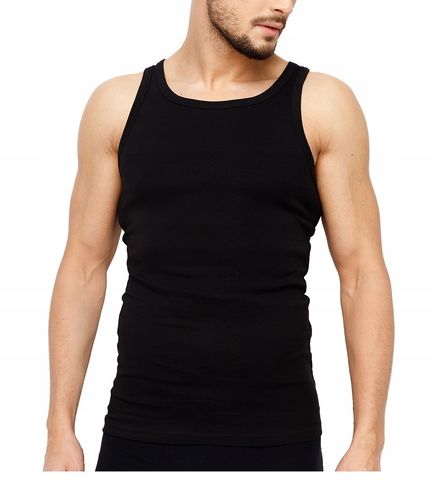 PODKOSZULKA KOSZULKA MĘSKA 100% BAWEŁNA GŁADKA OKRĄGŁY ZESTAW 6-SZT - 2XL na Arena.pl