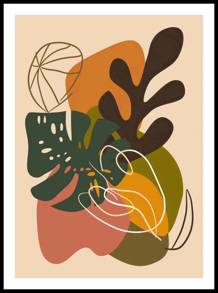 Plakat 50x70cm Leśna Kompozycja zdjęcie 3