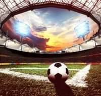 FOTOTAPETA 3D fototapety pilkarskie piłkarska piłk