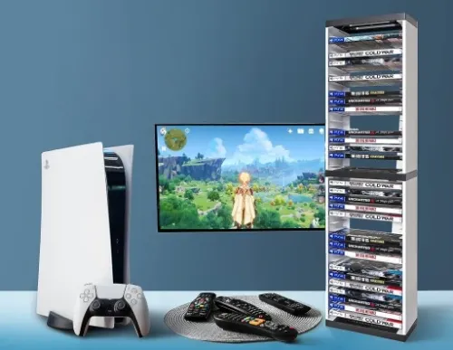 Stojak na gry Podstawka Półka na 36 gier do PS5, PS4, Xbox One, Xbox Series na Arena.pl