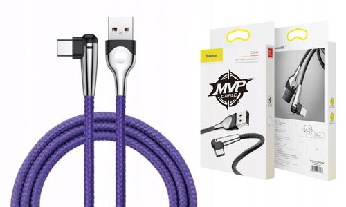 BASEUS Kabel kątowy Kąt USB-C MVP 2A 200cm 2M na Arena.pl
