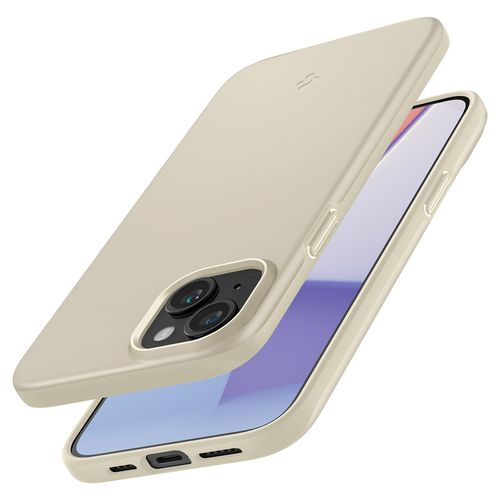 Etui ochronne do iPhone 15 Plus Thin Fit beżowe na Arena.pl