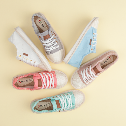 Sznurowane trampki espadryle r.41 na Arena.pl