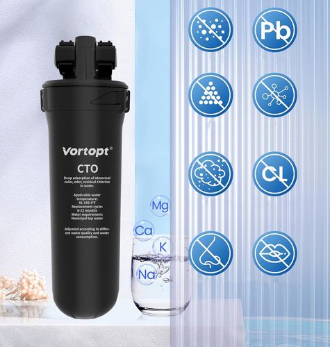 System filtracji wody Vortopt Q8-C1, 19 000 galonów, 2 filtry na Arena.pl