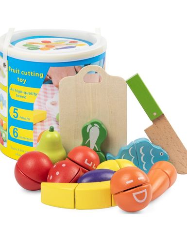 Zestaw drewnianych warzyw i owoców rzep na Arena.pl