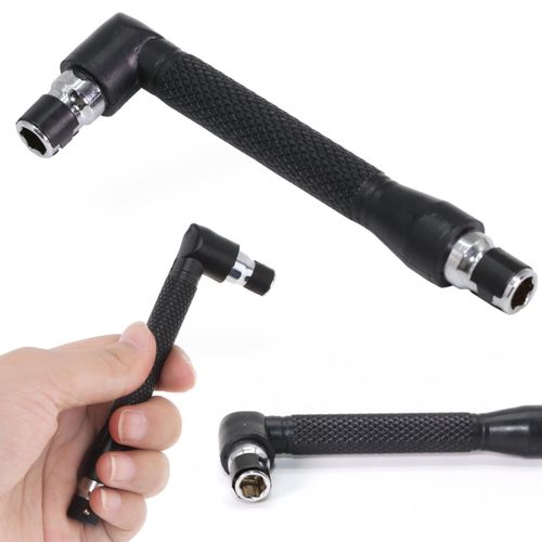 Solidny wkrętak kątowy z zatrzaskami uchwyt do końcówek bitów mocny na Arena.pl