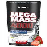 Weider Mega Mass 4000 4 kg - Truskawka | Mass Gainer