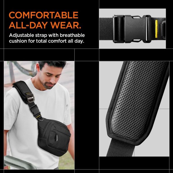 spigen kd410 sling bag klasden black zdjęcie 5